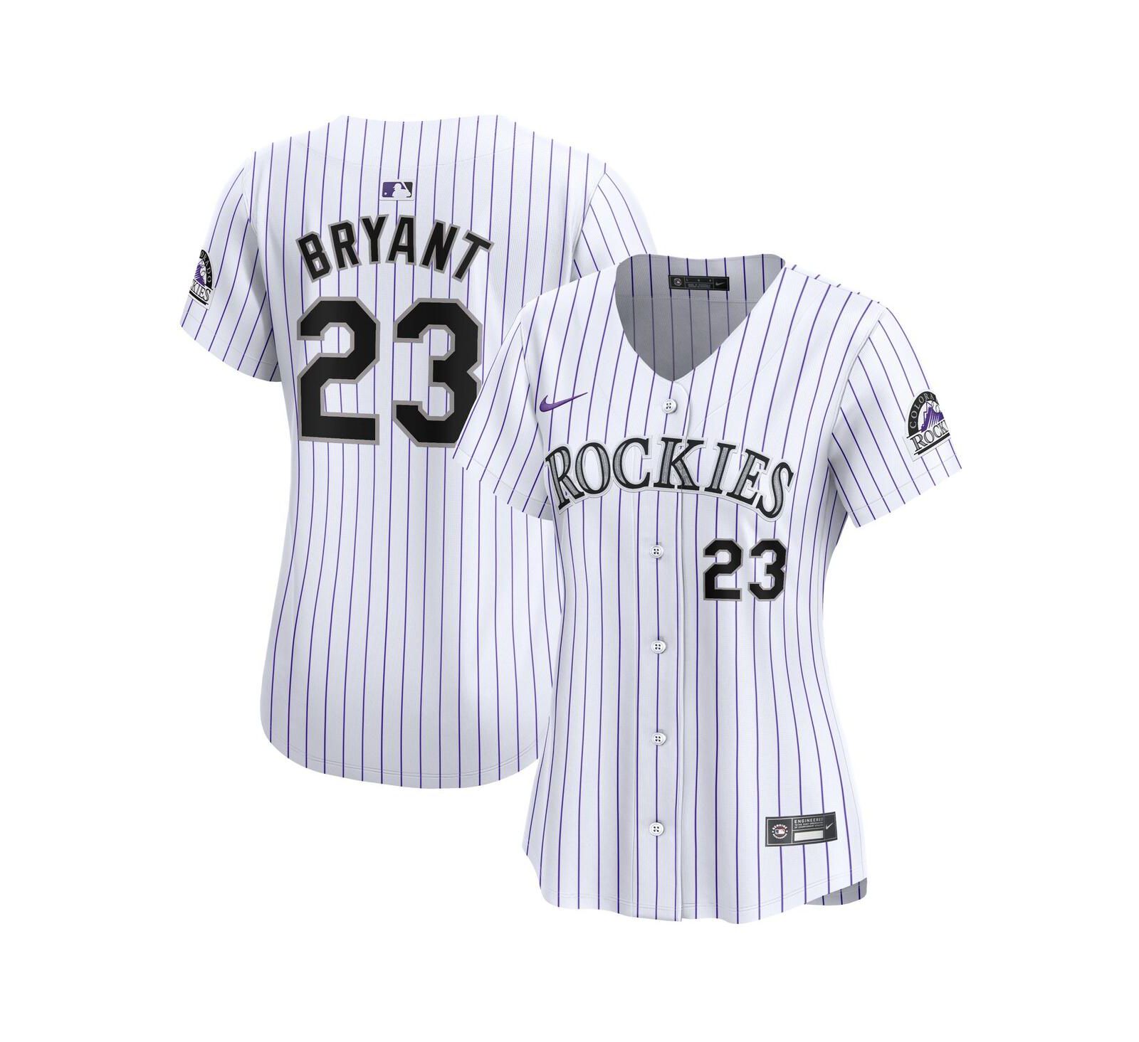 Women's Nike Kris Bryant White Colorado Rockies Home Limited Player Jersey