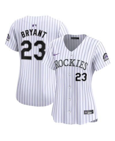 Women's Nike Kris Bryant White Colorado Rockies Home Limited Player Jersey