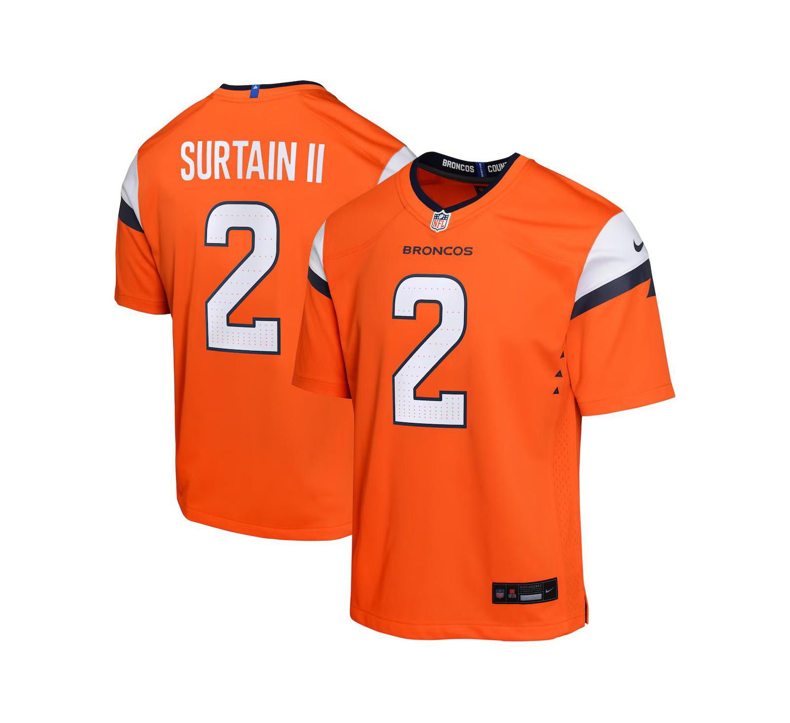 Outerstuff Детская джерси Patrick Surtain II Denver Broncos