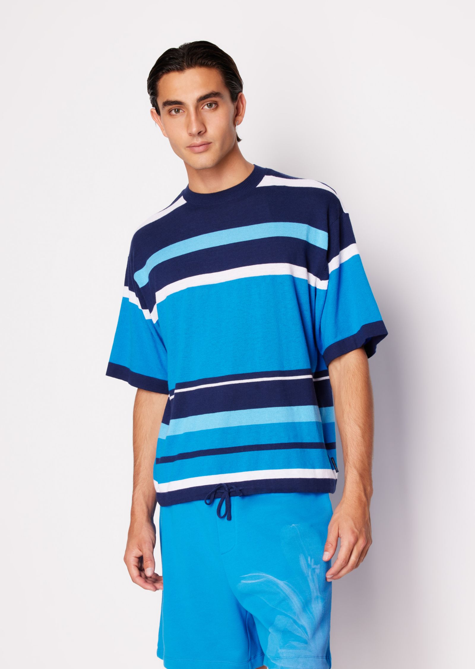 A|X Armani Exchange Men's Colorblocked Stripe T-Shirt