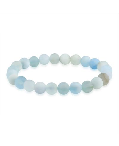 Bling Jewelry Natural Pink Quartz Gemstone 8MM Round Bead Stackable Stretch Bracelet