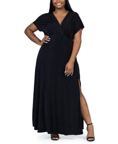 Женское платье 24seven Comfort Apparel Plus Size Empire Waist Maxi