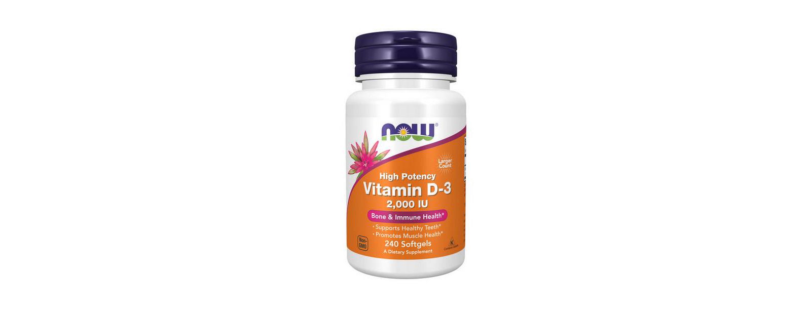 Витамины Now Foods Vitamin D-3, 2000 IU, 240 Softgels