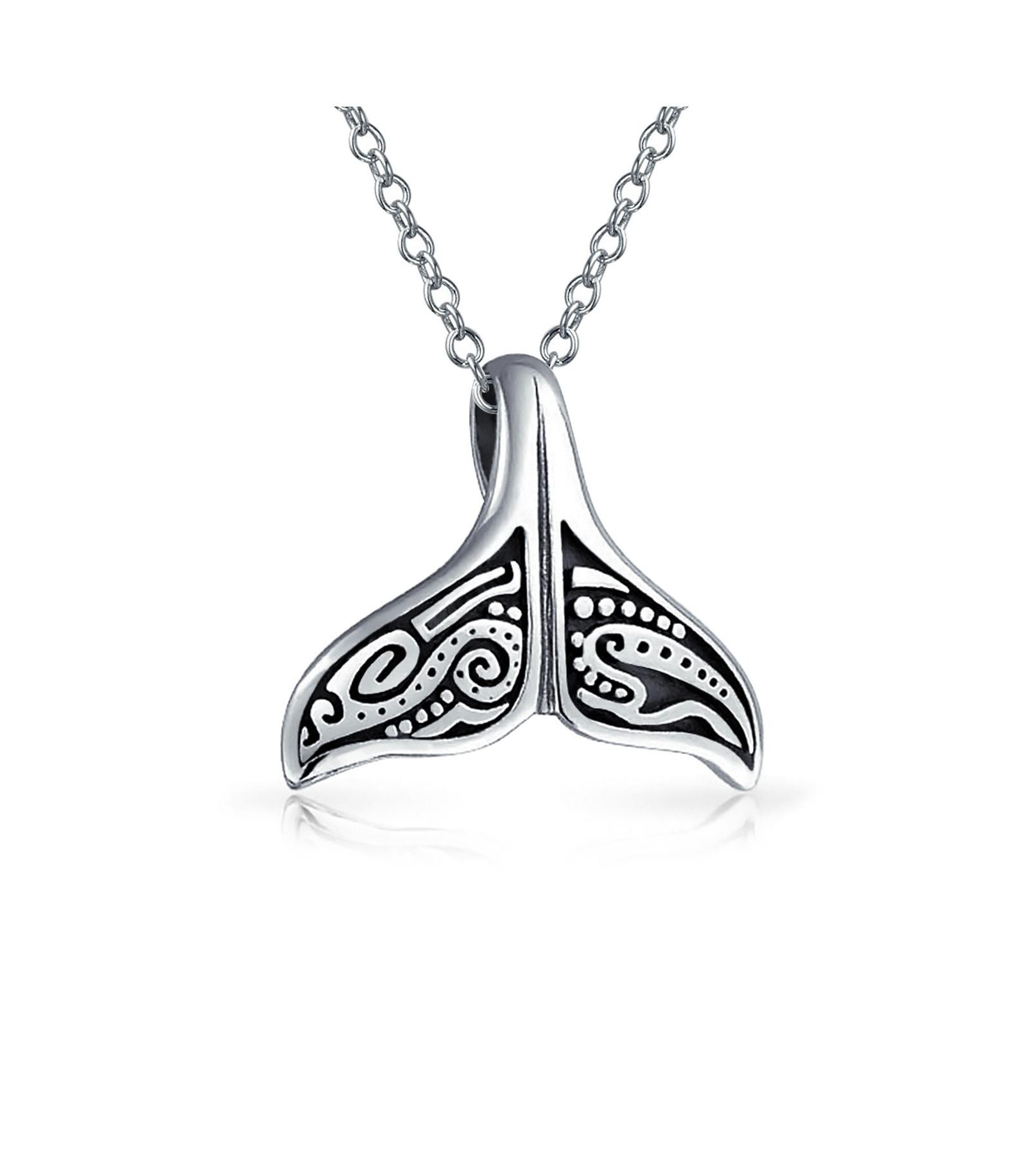 Bling Jewelry кулон из стерлингового серебра с морской тематикой (хвост русалки, кит)