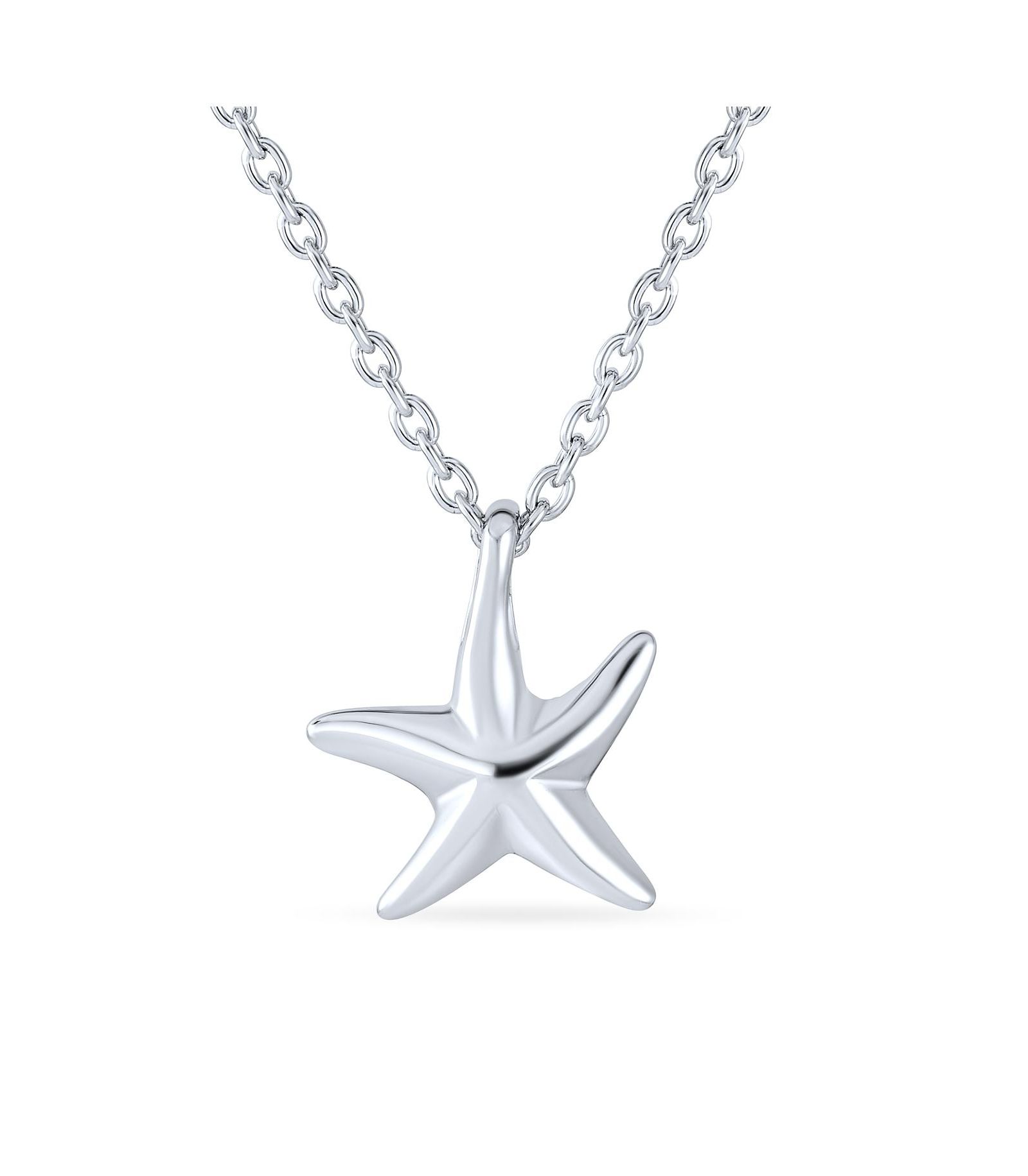 Подвеска Bling Jewelry Ocean Lover Sea Tropical Beach Vacation Nautical Starfish из серебра