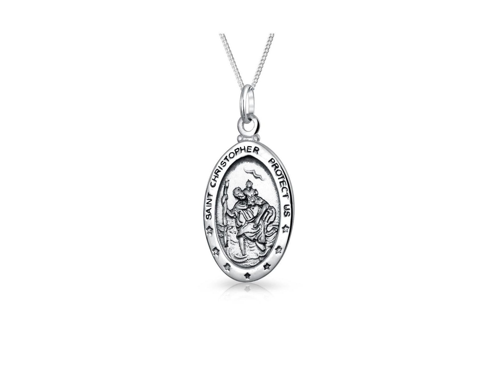Ожерелье Bling Jewelry Parton Of Safe Travel "Protect Us"