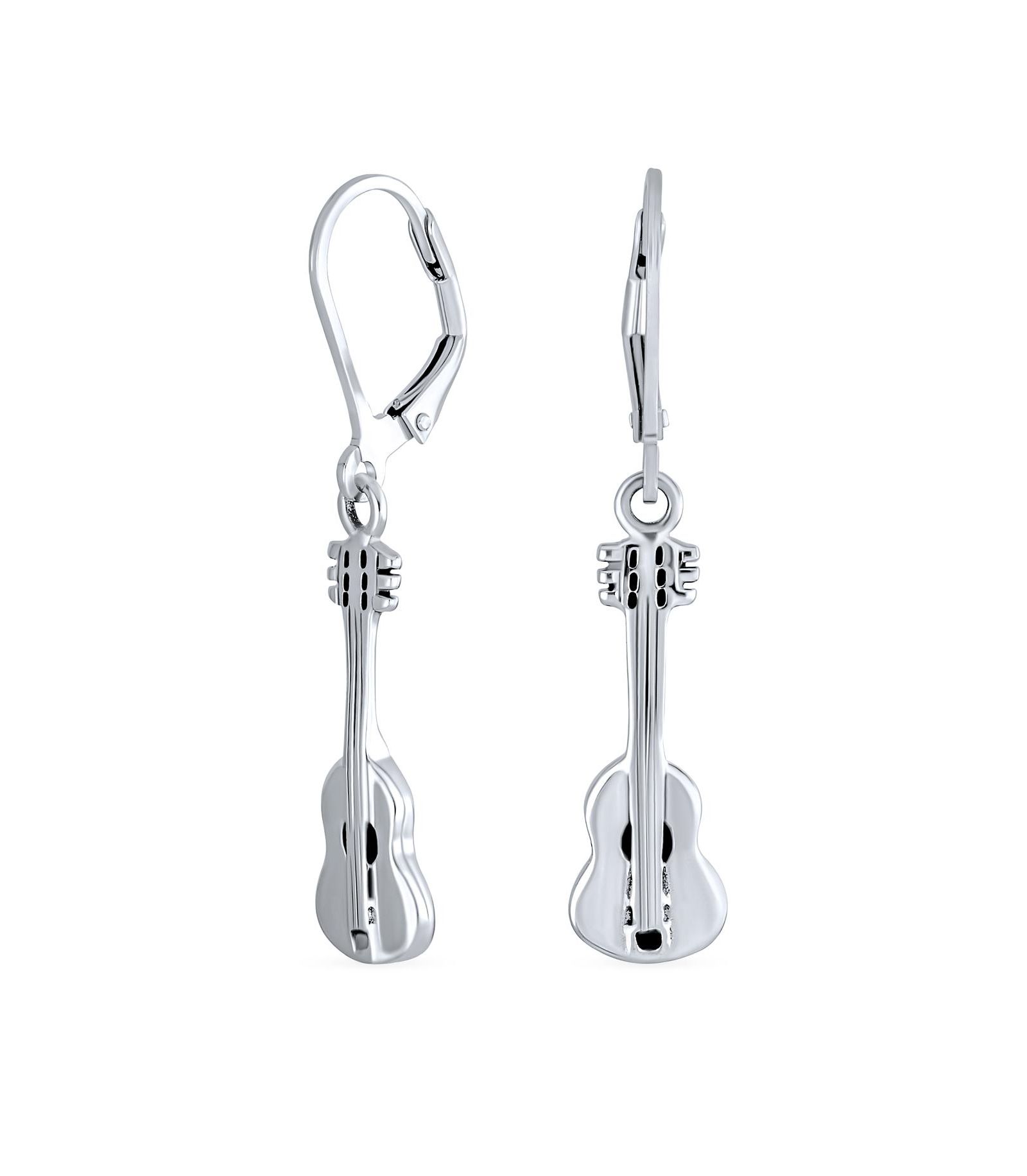 Серьги Bling Jewelry Musician Acoustic Guitar