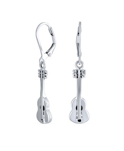Серьги Bling Jewelry Musician Acoustic Guitar