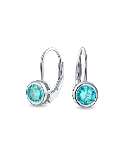 Серьги Bling Jewelry с кубическим цирконием CZ, розовое золото, стерлинговое серебро .925