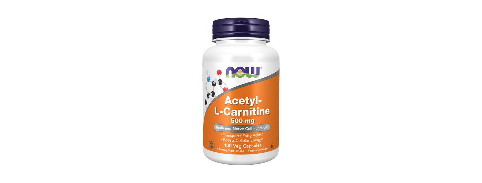 БАД Now Foods Acetyl-L Carnitine, 500 mg, 100 Caps