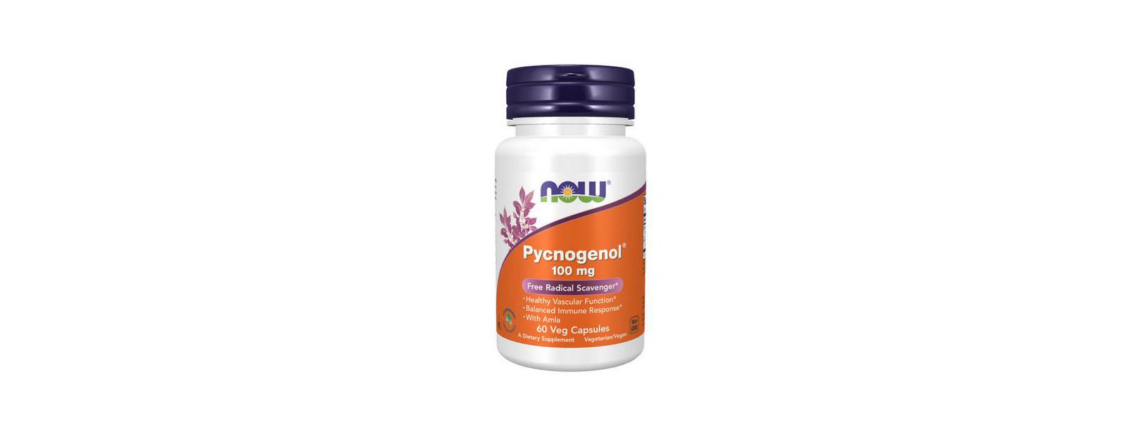 БАД Now Foods Pycnogenol 100 mg 60 Veg Caps