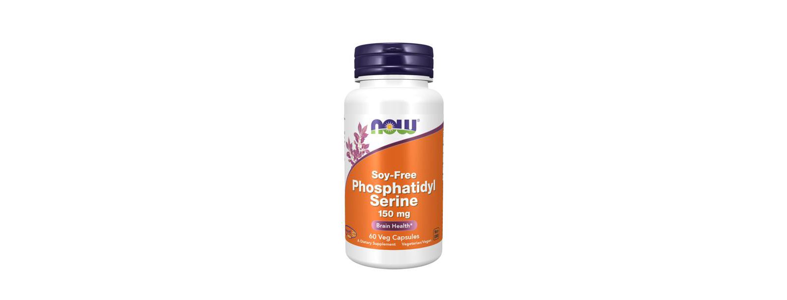 Фосфосерин без сои NOW Foods 150 Mg, 60 Veg Caps