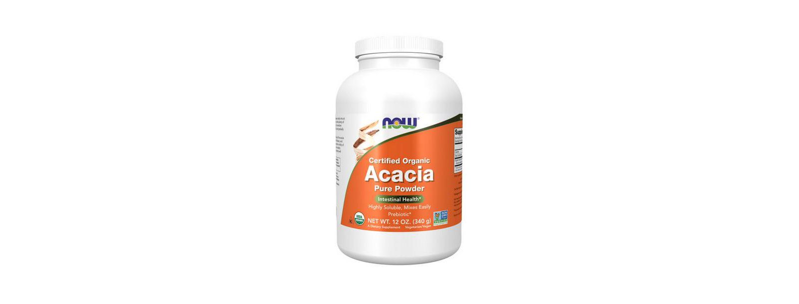 Органический порошок NOW Foods Acacia Fiber 12 oz