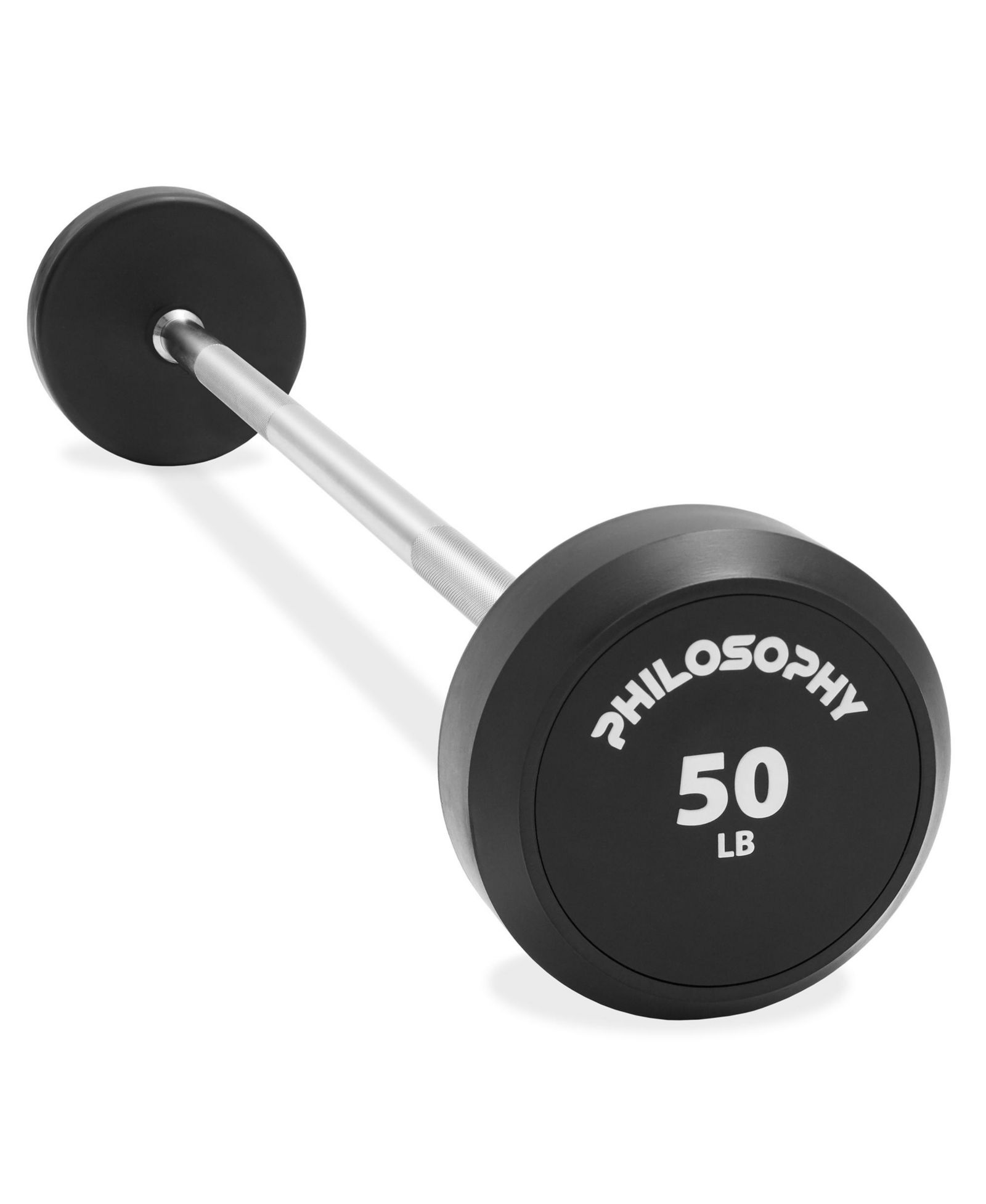 Гантель Philosophy Gym Rubber Fixed Barbell для силовых тренировок 50 LB