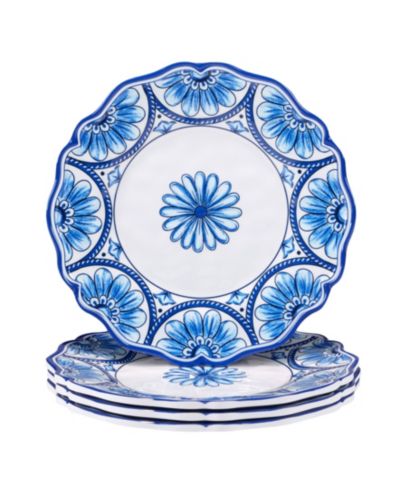 Certified International Veranda Melamine Salad Plates, Set of 4