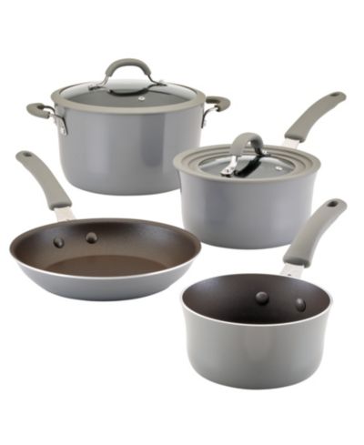 Rachael Ray Cook + Create Aluminum Nonstick Cookware, 6 Piece Set