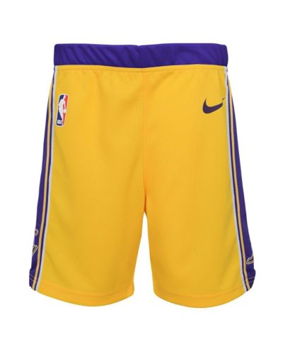 Детские шорты Nike Gold Los Angeles Lakers Icon Replica