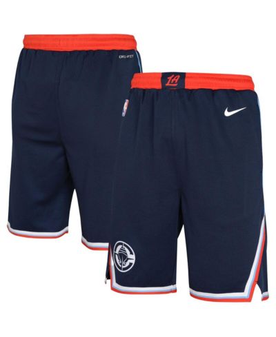 Nike Big Boys and Girls Navy LA Clippers Icon Swingman Shorts