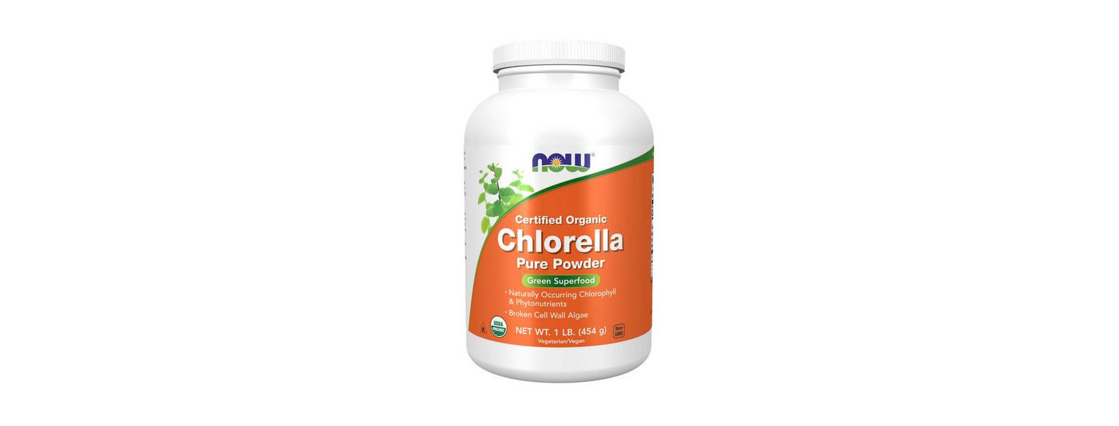 Now Foods Порошок хлореллы, 1 Lb