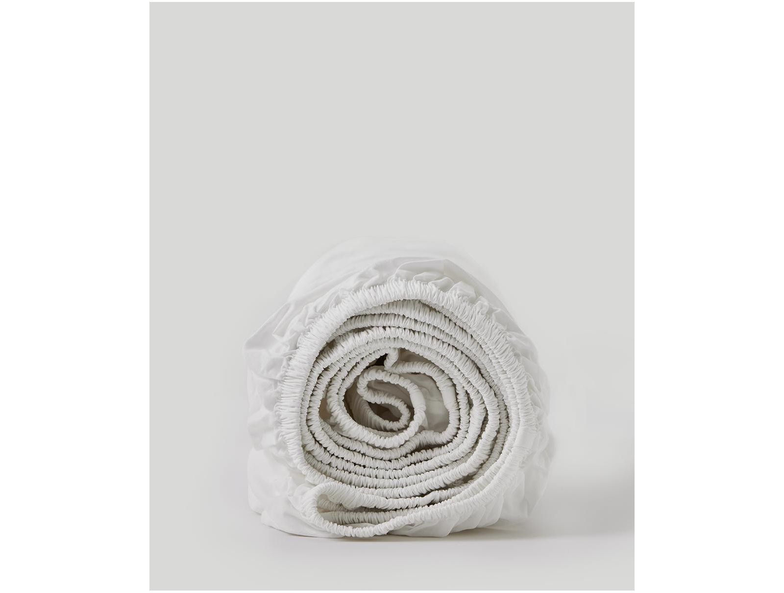 Organic Cotton Cool-Air Percale Fitted Sheet - Queen