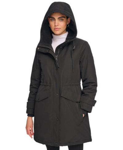 Calvin Klein Women's Hooded Anorak Coat
