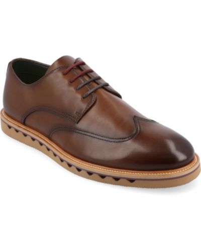 Туфли Vance Co. Men's Evander Tru Comfort Foam Wingtip Lace-Up Derby