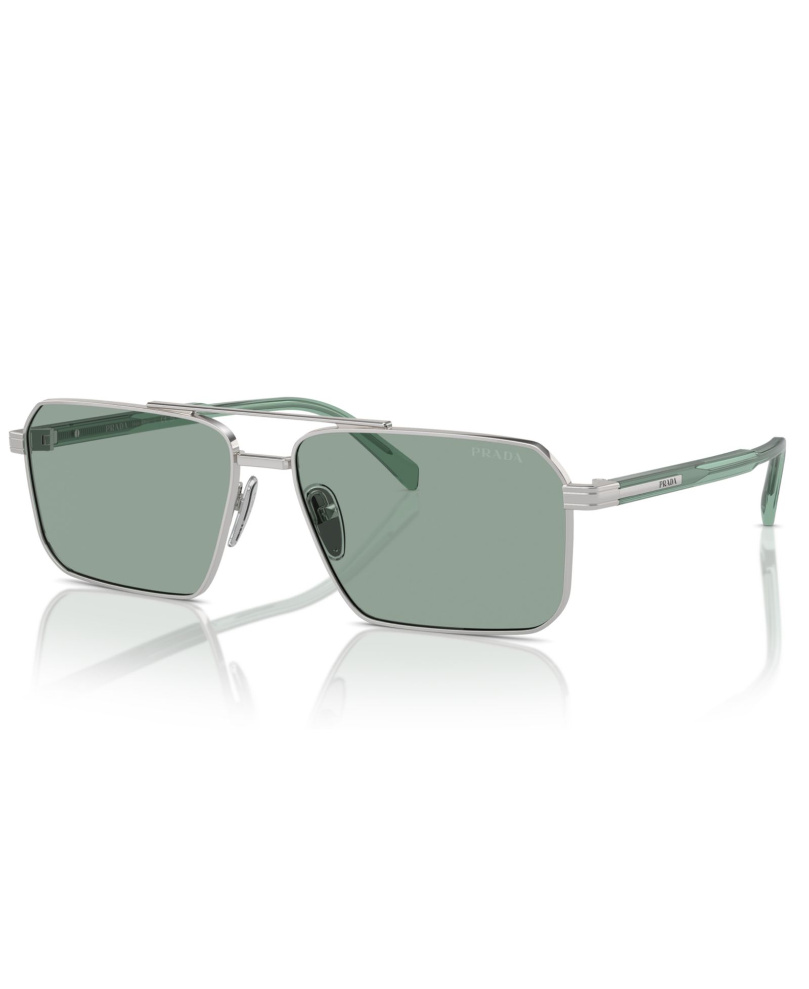 Мужские солнцезащитные очки Prada Iconic Plaque Rectangle PR A57S