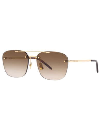Солнцезащитные очки Saint Laurent Unisex Sl 309 Rimless Ys000324