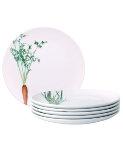 Noritake Kyoka Shunsai набор из 6 салатных тарелок, 9.5"