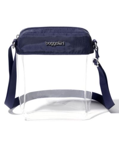 Baggallini Clear Stadium Explorer Crossbody сумка