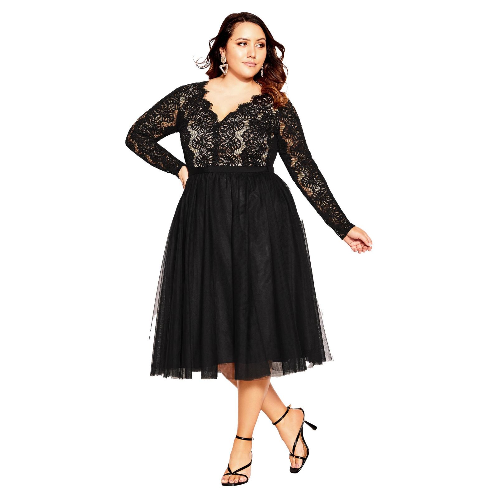 CITY CHIC Women's Rare Beauty Dress