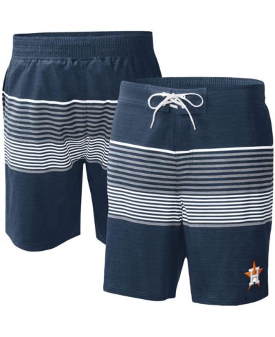 Men's G-III Sports by Carl Banks Navy Houston Astros Coastline Volley Swim Shorts