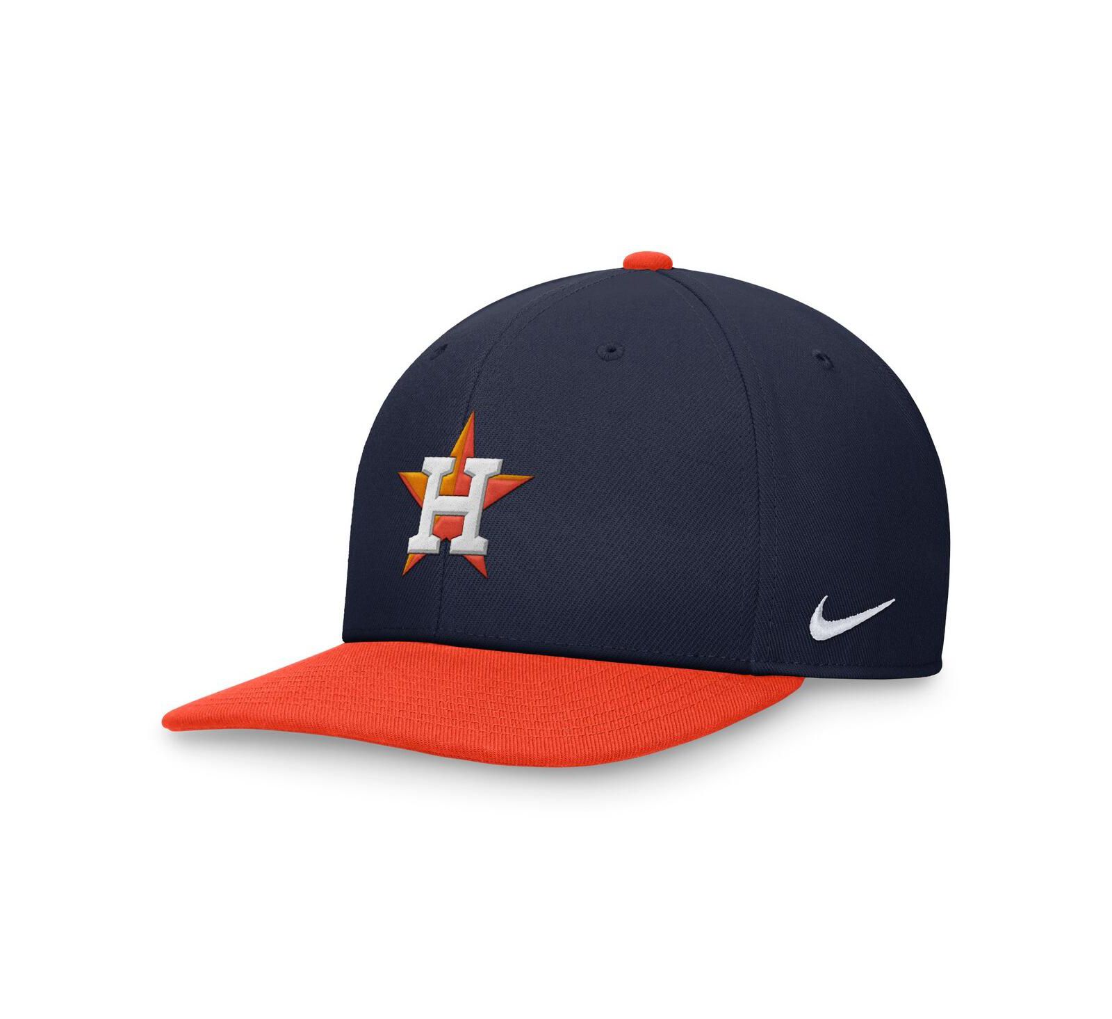 Men's Nike Navy, Orange Houston Astros Evergreen Two-Tone Snapback Hat