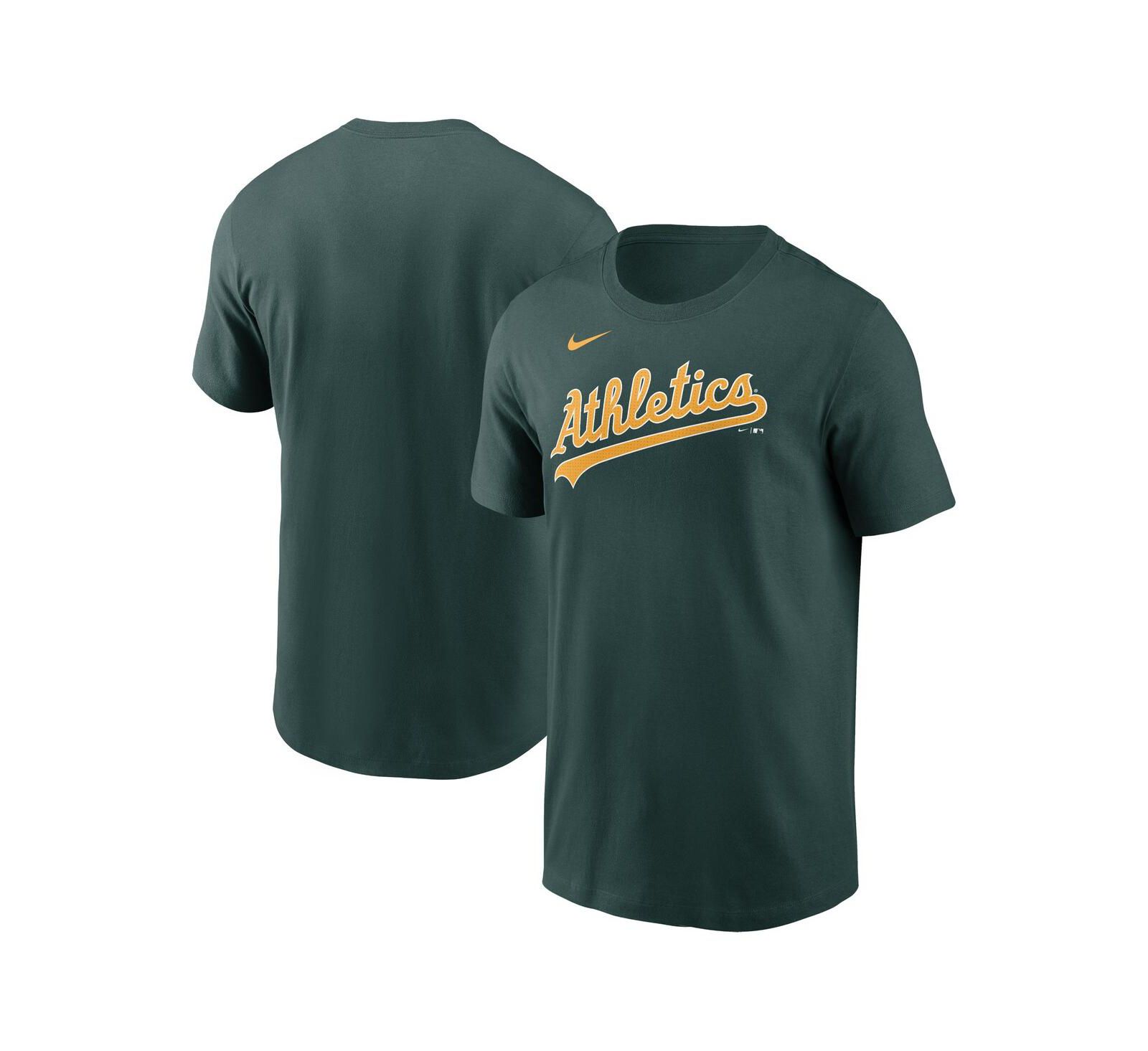 Мужская футболка Nike Green Oakland Athletics Fuse