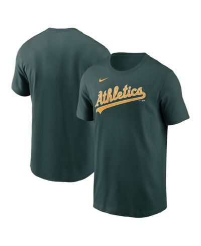 Мужская футболка Nike Green Oakland Athletics Fuse