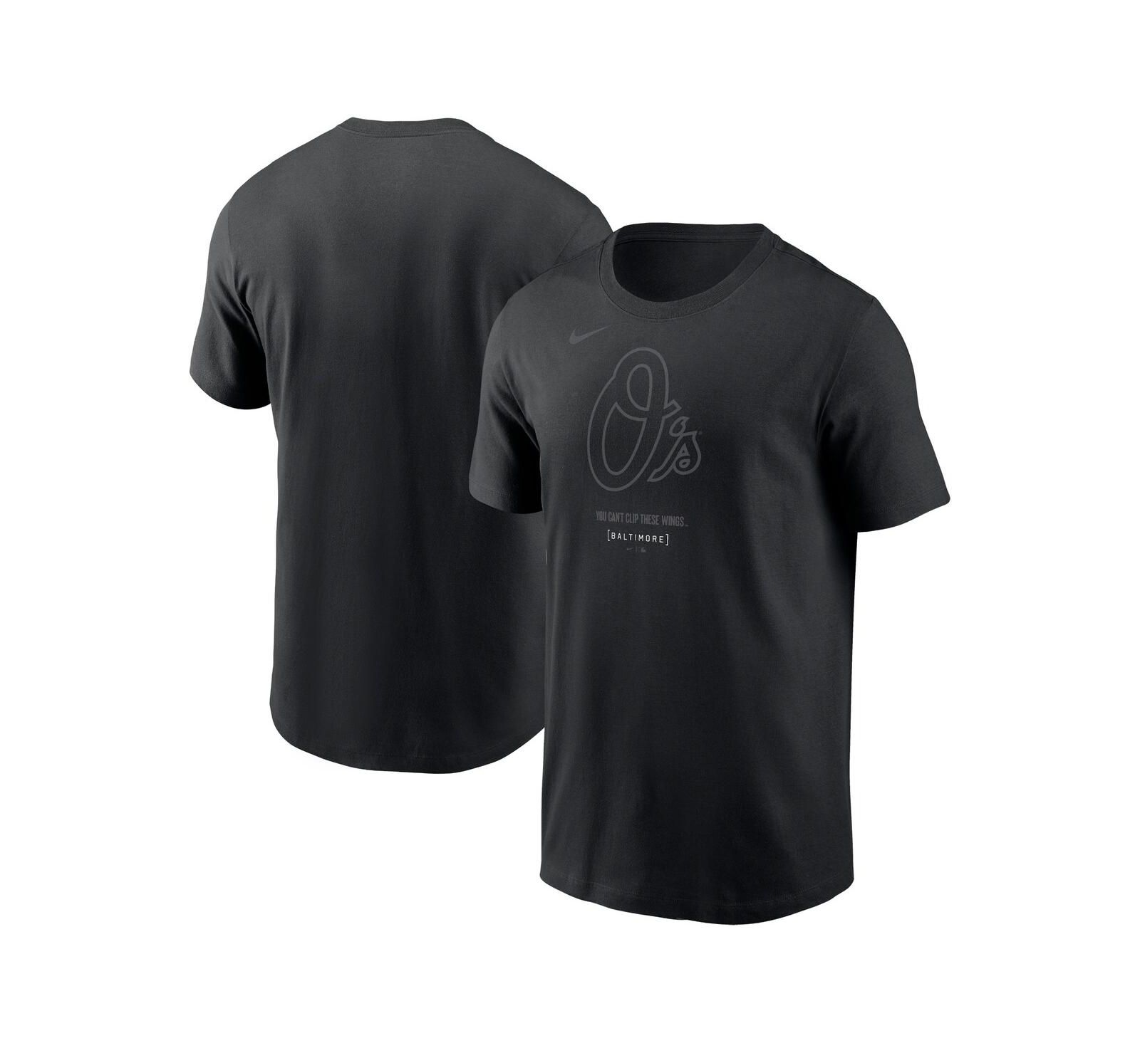 Мужская футболка Nike Black Baltimore Orioles City Connect Large Logo