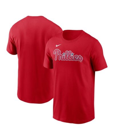 Мужская футболка Nike Red Philadelphia Phillies Fuse Wordmark