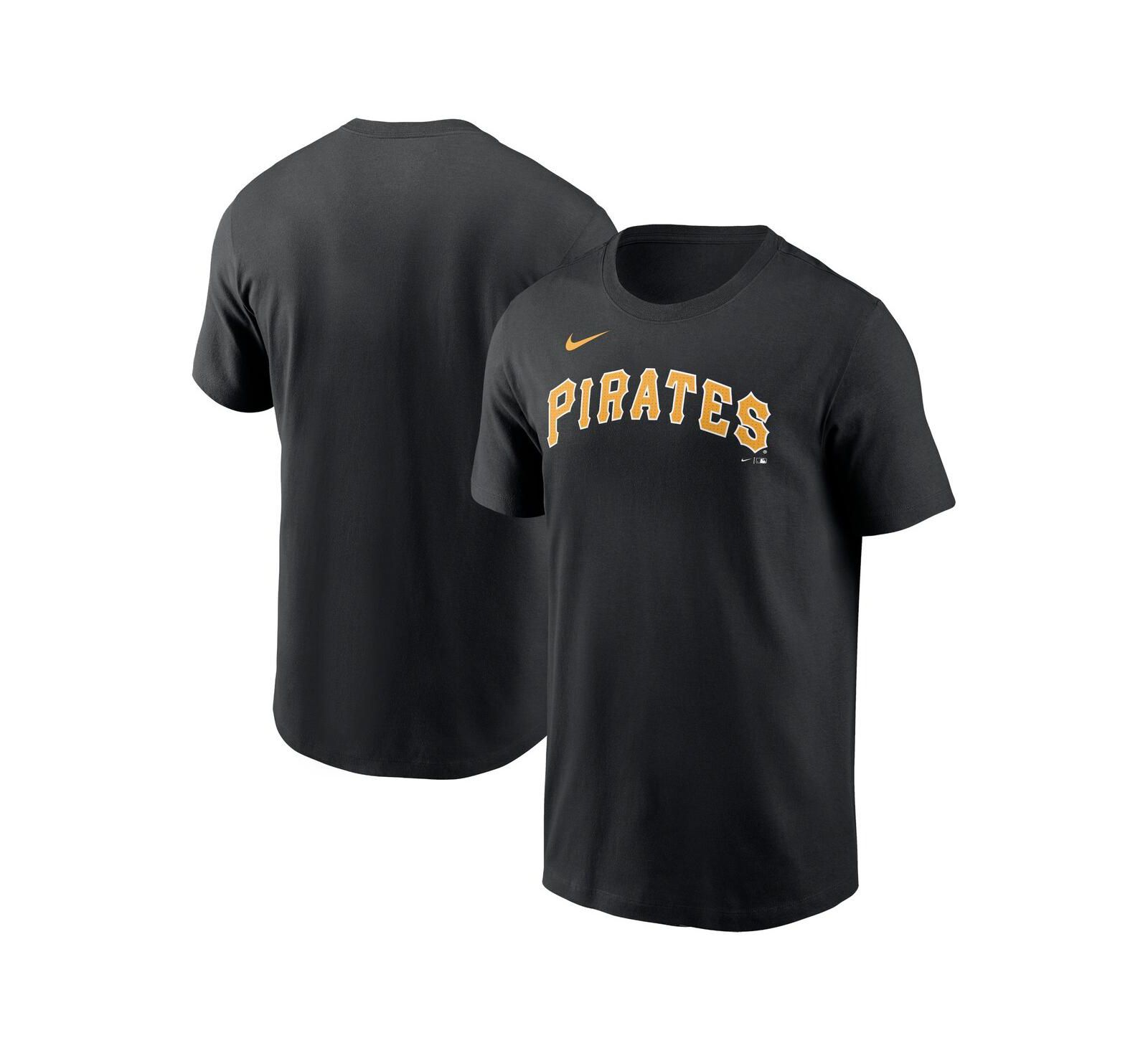 Men's Nike Black Pittsburgh Pirates Fuse Wordmark T-shirt