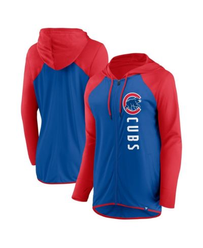 Женское худи-куртка Fanatics Royal Red Chicago Cubs Forever Fan Full-Zip