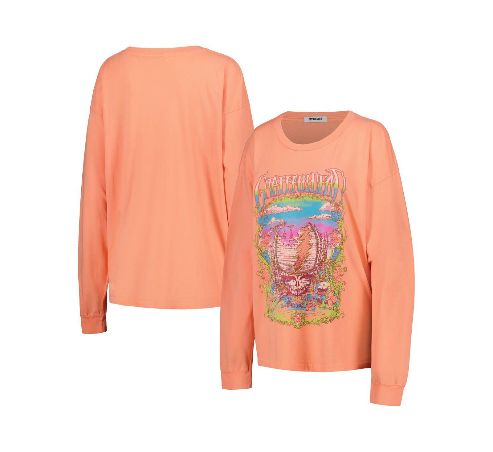 Женская футболка с длинным рукавом Daydreamer Coral The Grateful Dead Merch
