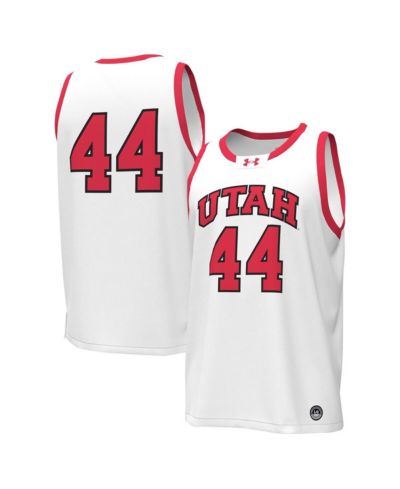 Мужская баскетбольная джерси Under Armour #44 White Utah Utes Replica