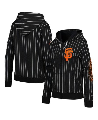 Женская куртка New Era Black San Francisco Giants Pinstripe Full-Zip