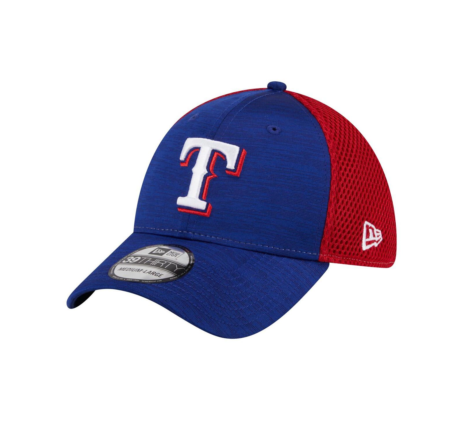 Мужская кепка New Era Royal Texas Rangers Neo 39THIRTY Flex