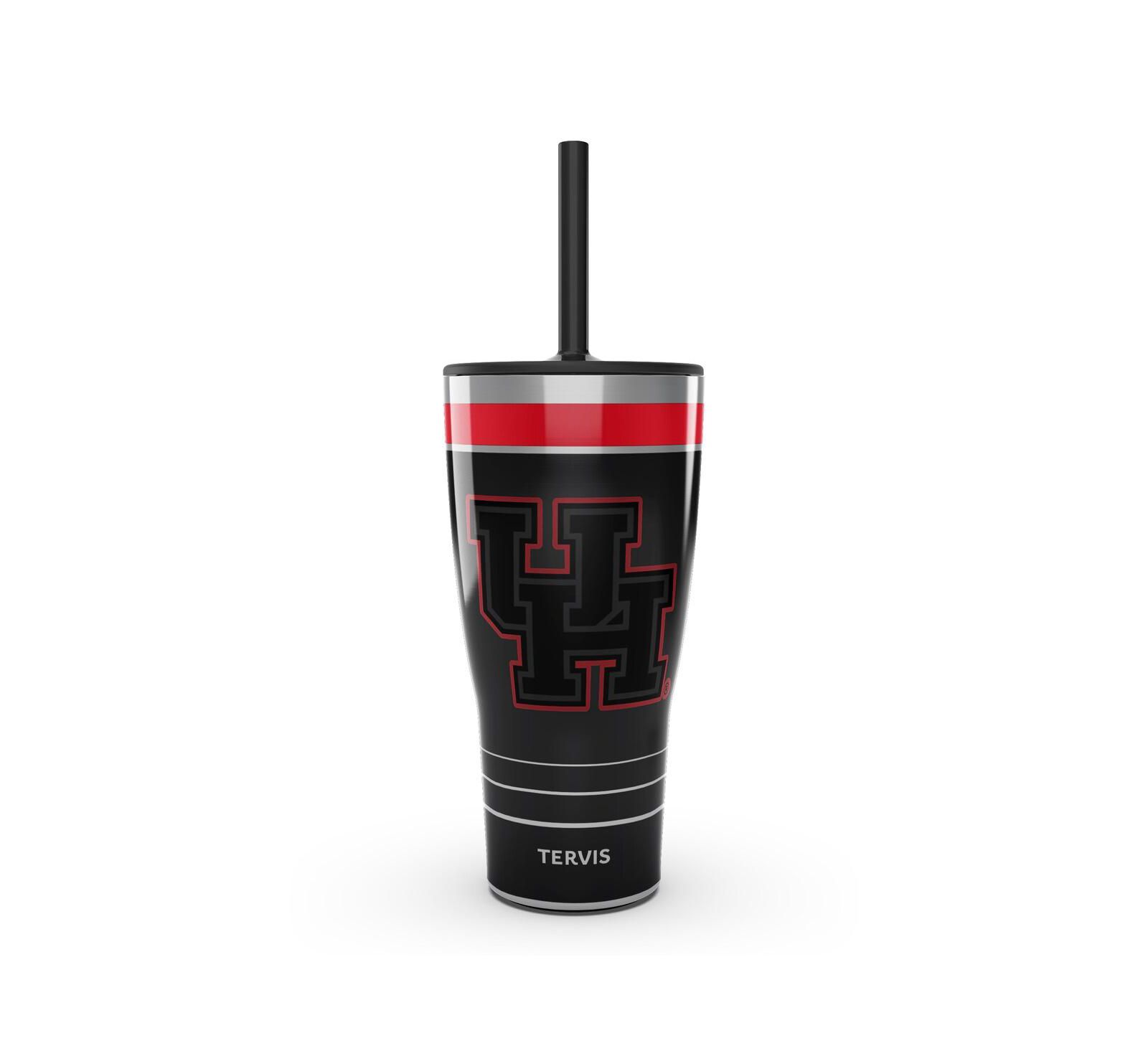 Стакан Tervis Tumbler Houston Cougars 30 Oz Night Game с трубочкой