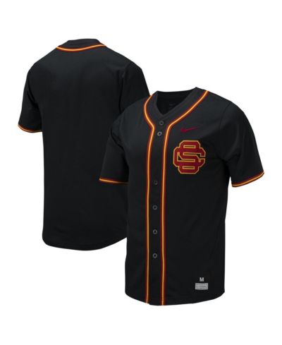 Мужская бейсбольная джерси Nike USC Trojans Replica Full-Button
