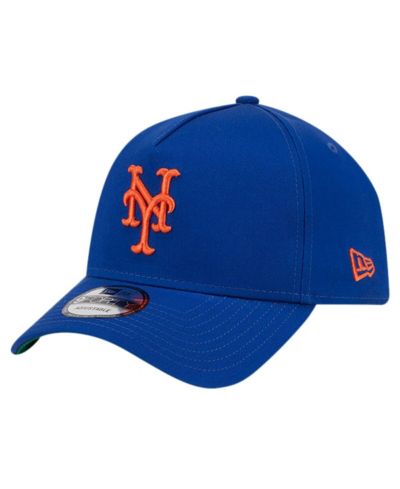 Мужская кепка New Era Royal New York Mets Team Color A-Frame 9FORTY Adjustable Hat