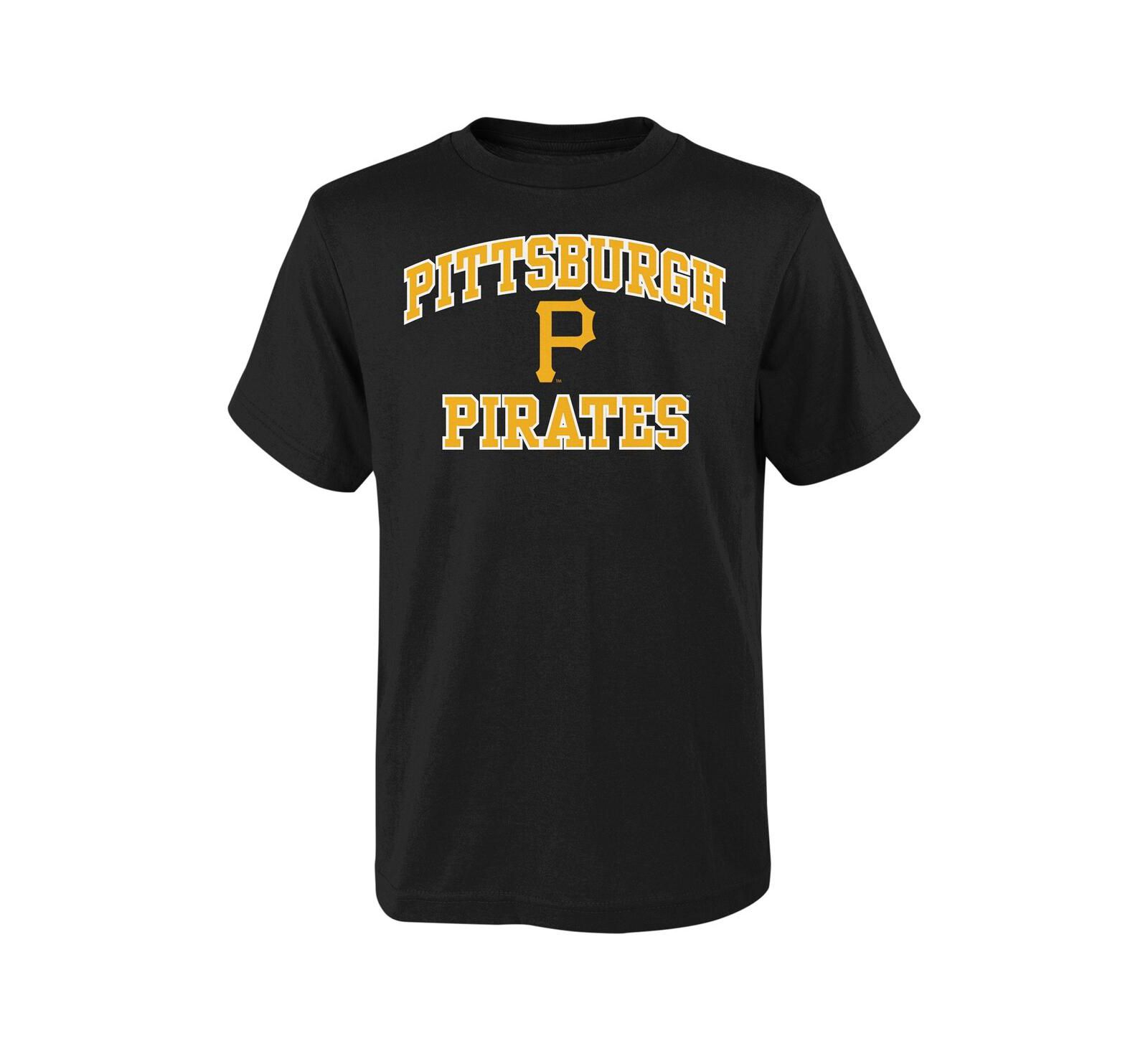 Детская футболка Outerstuff Pittsburgh Pirates Heart and Soul, черная