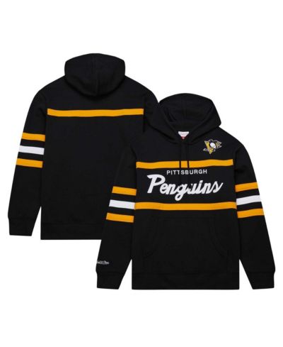 Мужское худи Mitchell & Ness Black Pittsburgh Penguins Head Coach Pullover