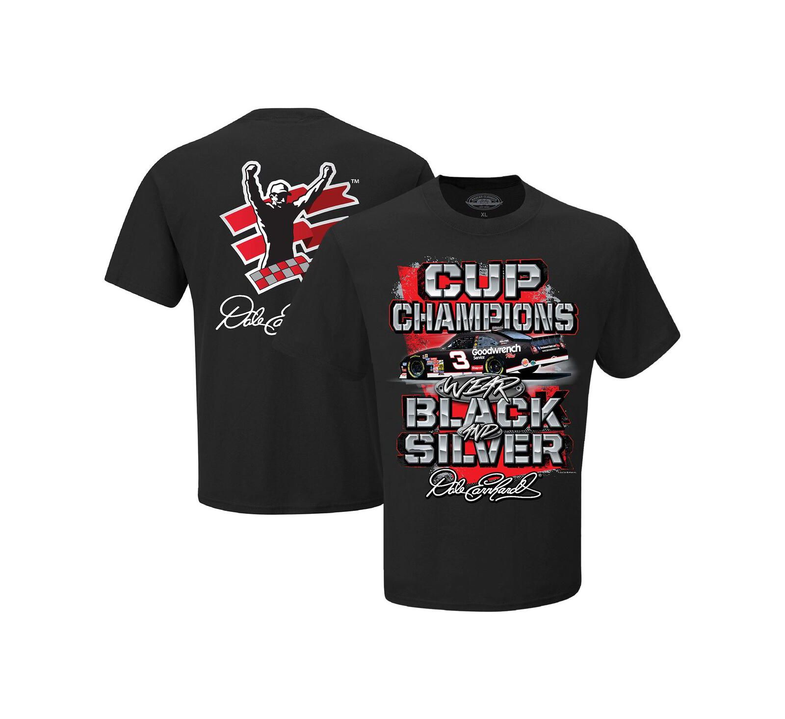 Мужская футболка Checkered Flag Sports Black Dale Earnhardt Champions Wear