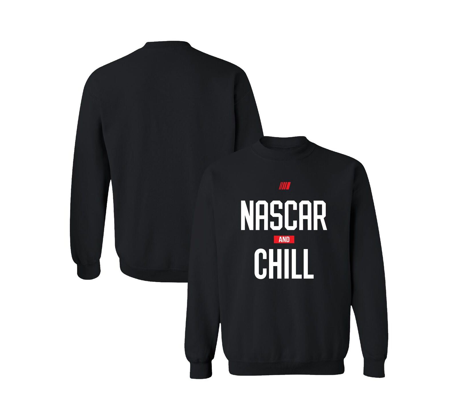 Checkered Flag Sports Мужская толстовка NASCAR and Chill Black